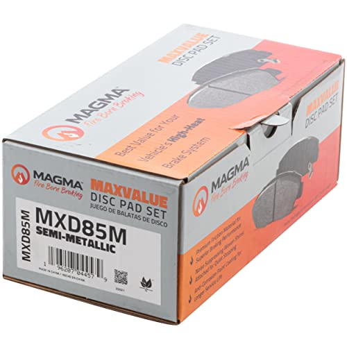 MAGMA MaxValue MXD85M Semi-Metallic Brake Pads, Front