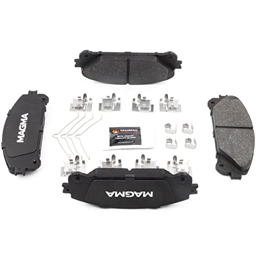 MAGMA Premium PMD1324M Semi-Metallic Brake Pads, Front