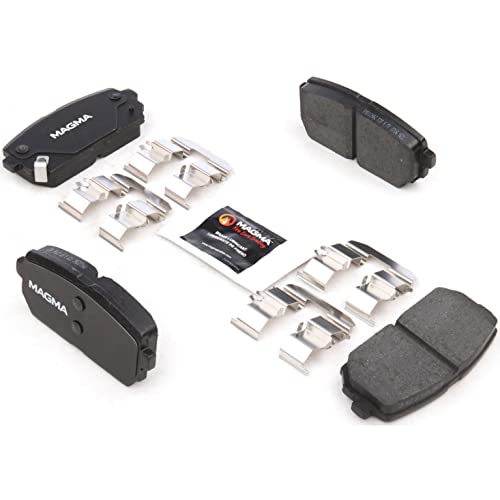 MAGMA Premium PMD1296C Ceramic Brake Pads, Rear