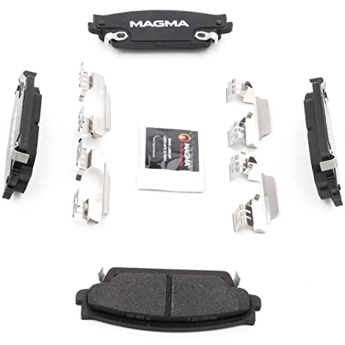 MAGMA Premium PMD1020C Ceramic Brake Pads, Rear
