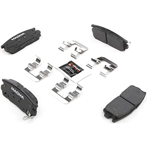 MAGMA Premium PMD1275C Ceramic Brake Pads, Rear