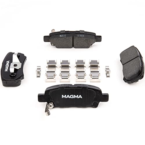 MAGMA Premium PMD1037C Ceramic Brake Pads, Rear