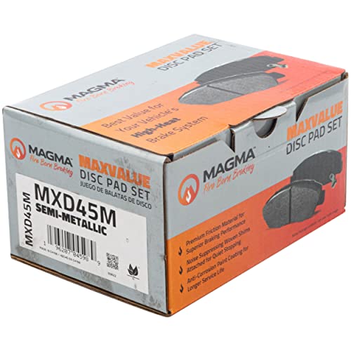 MAGMA MaxValue MXD45M Semi-Metallic Brake Pads, Front