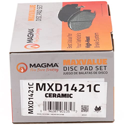MAGMA MaxValue MXD1421C Ceramic Brake Pads, Front