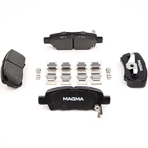 MAGMA Premium PMD1037C Ceramic Brake Pads, Rear