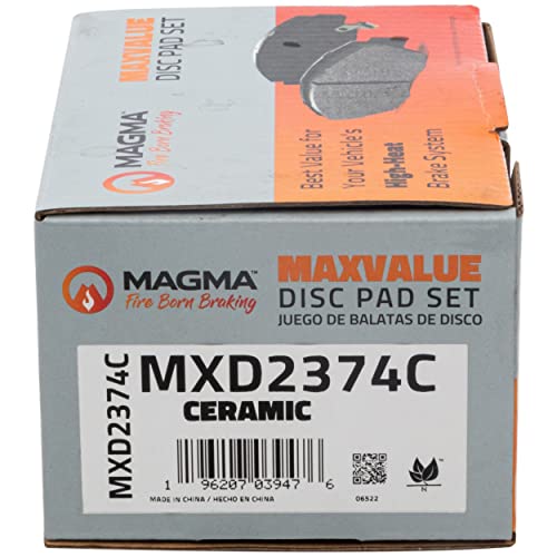 MAGMA MaxValue MXD2374C Ceramic Brake Pads, Rear