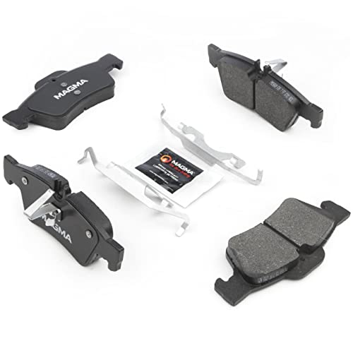 MAGMA Premium PMD986M Semi-Metallic Brake Pads, Rear