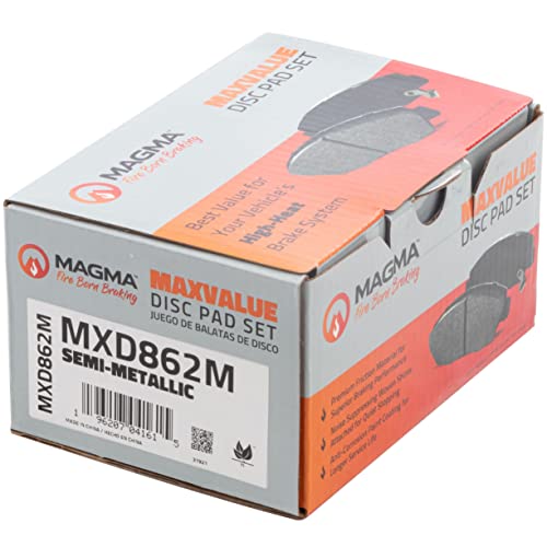 MAGMA MaxValue Semi-Metallic Brake Pads MXD862M