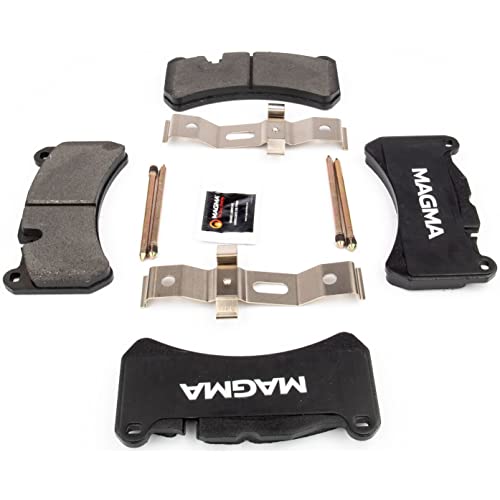 MAGMA Premium PMD1116M Semi-Metallic Brake Pads, Front