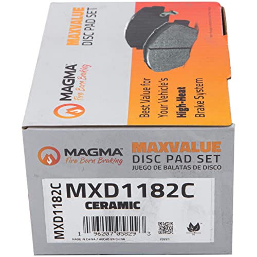 MAGMA MaxValue MXD1182C Ceramic Brake Pads, Front