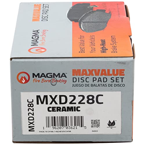 MAGMA MaxValue MXD228C Ceramic Brake Pads, Rear