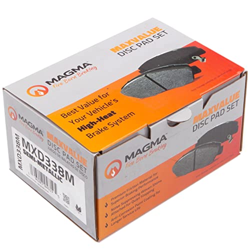 MAGMA MaxValue MXD338M Semi-Metallic Brake Pads, Front