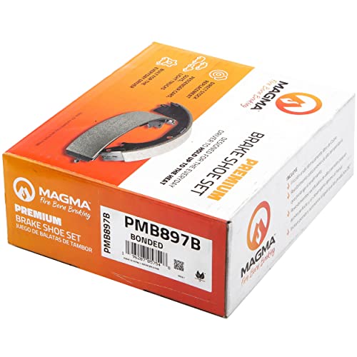 MAGMA Premium PMB897B Parking Brake Shoe, Rear