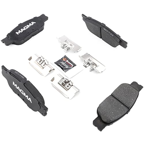 MAGMA Premium PMD805M Semi-Metallic Brake Pads, Front