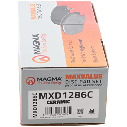 MAGMA MaxValue MXD1286C Ceramic Brake Pads, Front