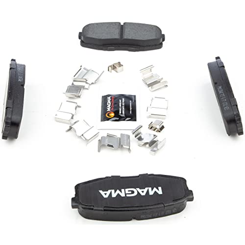 MAGMA Premium PMD1304C Ceramic Brake Pads, Rear