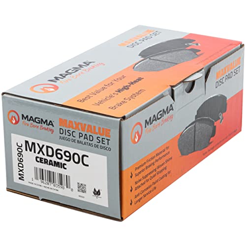 MAGMA MaxValue MXD690C Ceramic Brake Pads, Rear
