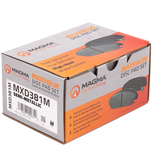 MAGMA MaxValue Semi-Metallic Brake Pads MXD381M