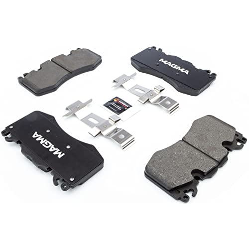 MAGMA Premium PMD1426M Semi-Metallic Brake Pads, Front