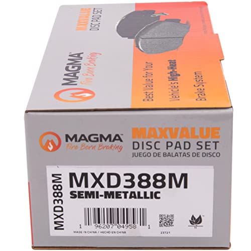 MAGMA MaxValue Semi-Metallic Brake Pads MXD388M