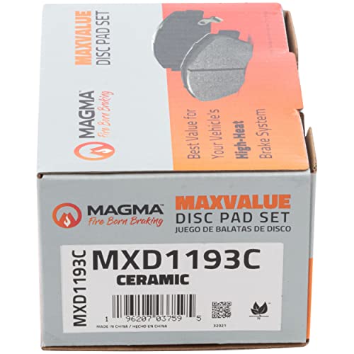 MAGMA MaxValue MXD1193C Ceramic Brake Pads, Front