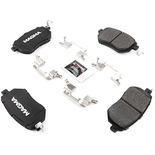 MAGMA Premium PMD969M Semi-Metallic Brake Pads, Front