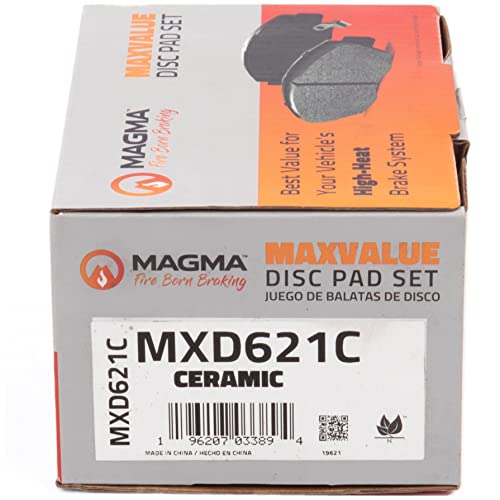 MAGMA MaxValue MXD621C Ceramic Brake Pads, Front