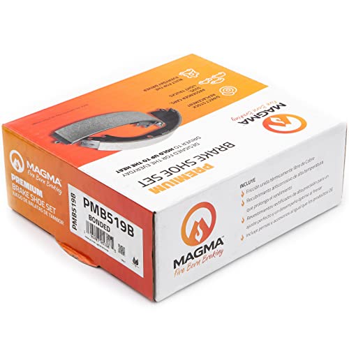 MAGMA Premium PMB519B Bonded Shoes, Rear