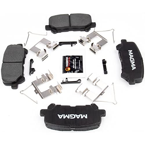 MAGMA Premium PMD1585C Ceramic Brake Pads, Rear