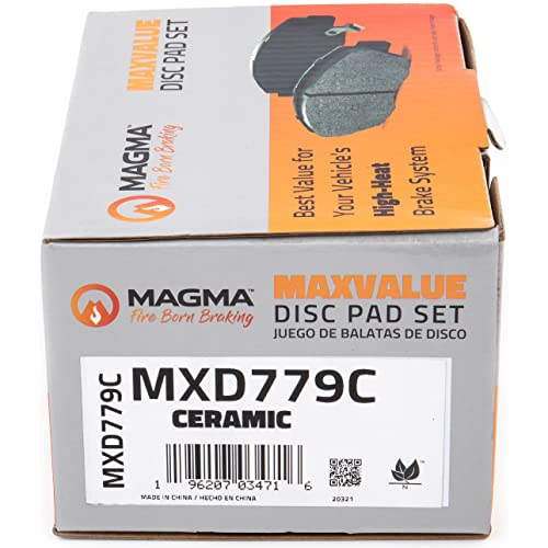 MAGMA MaxValue MXD779C Ceramic Brake Pads, Rear
