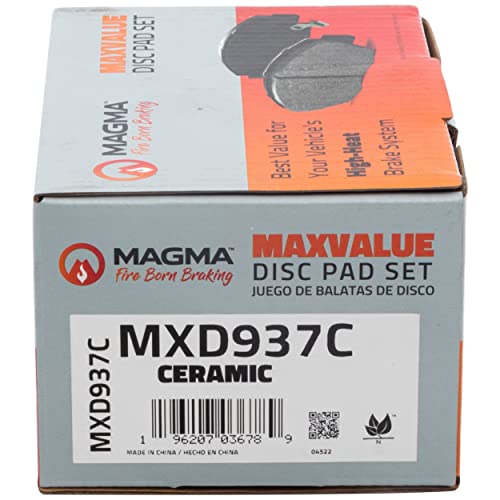 MAGMA MaxValue MXD937C Ceramic Brake Pads, Front