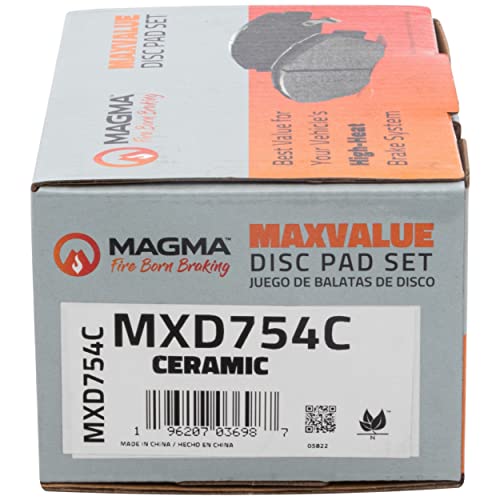 MAGMA MaxValue MXD754C Ceramic Brake Pads, Rear