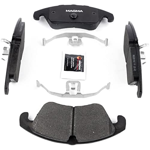MAGMA Premium PMD1322M Semi-Metallic Brake Pads, Front