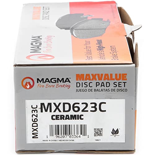MAGMA MaxValue MXD623C Ceramic Brake Pads, Front