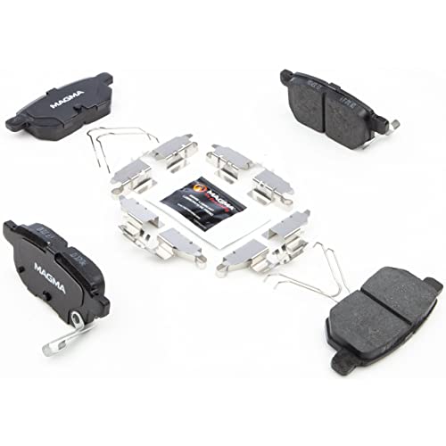 MAGMA Premium PMD1423C Ceramic Brake Pads, Rear