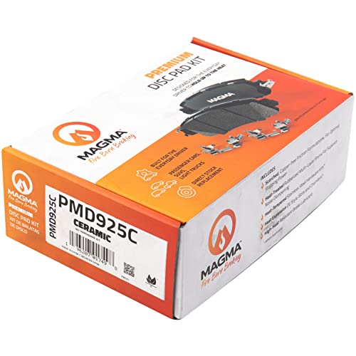MAGMA Premium PMD925C Ceramic Brake Pads, Front