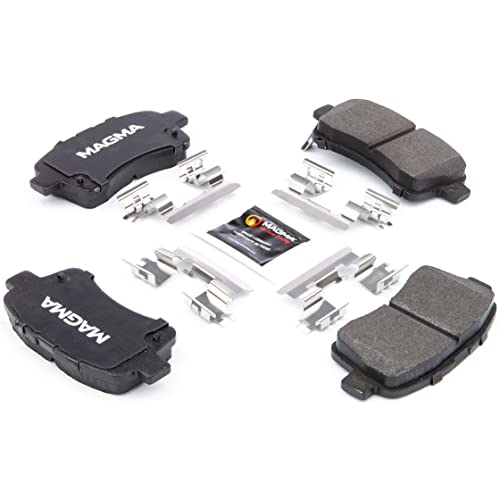 MAGMA Premium PMD937M Semi-Metallic Brake Pads, Front