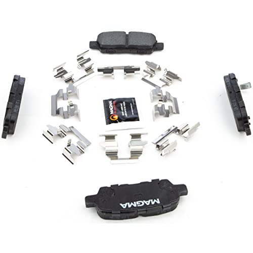 MAGMA Premium PMD1288C Ceramic Brake Pads, Rear
