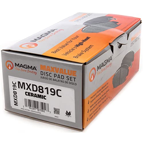MAGMA MaxValue MXD819C Ceramic Brake Pads, Front