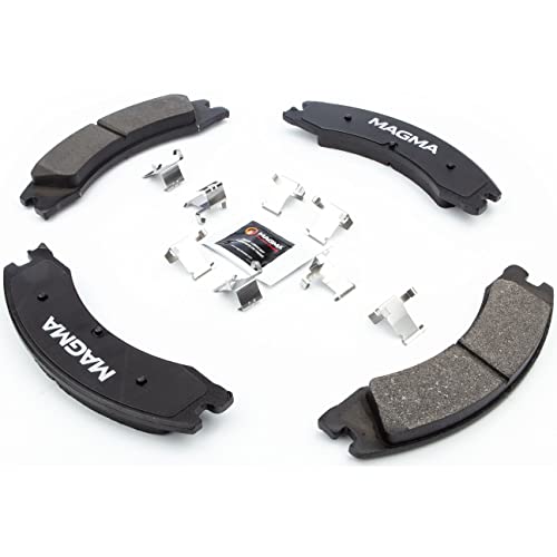 MAGMA Premium PMD1330M Semi-Metallic Brake Pads, Rear