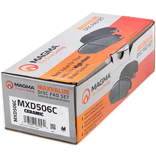 MAGMA MaxValue MXD506C Ceramic Brake Pads, Front
