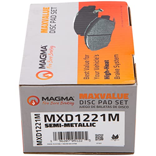 MAGMA MaxValue Semi-Metallic Brake Pads MXD1221M