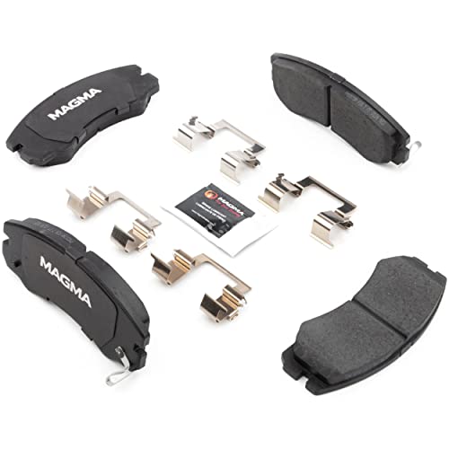 MAGMA Premium PMD579M Semi-Metallic Brake Pads, Front
