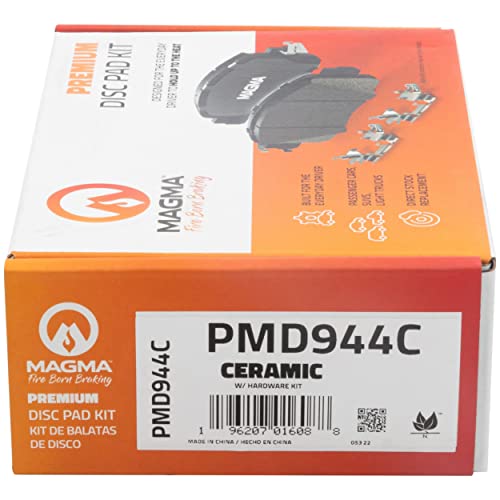 MAGMA Premium PMD944C Ceramic Brake Pads, Rear
