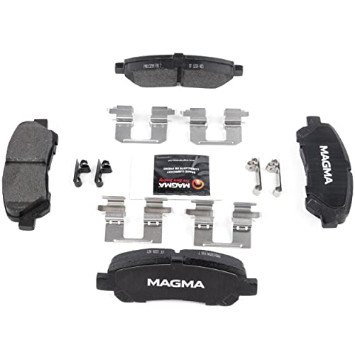 MAGMA Premium PMD1325M Semi-Metallic Brake Pads, Rear