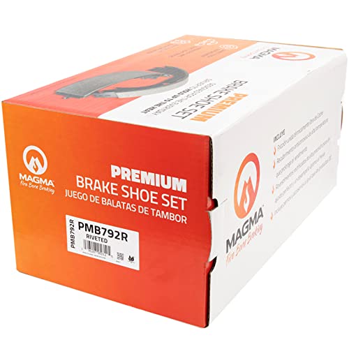 MAGMA Premium PMB792R Riveted Shoes, Rear