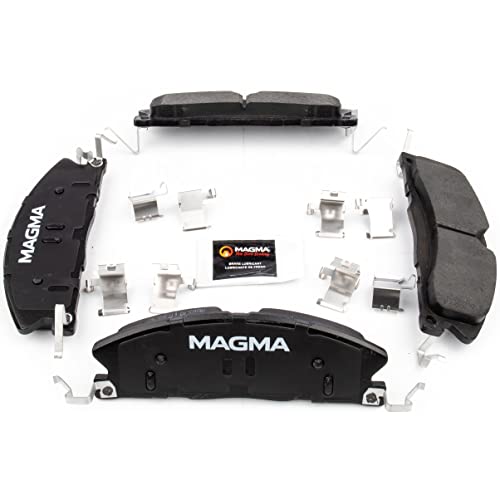 MAGMA Premium PMD1611C Ceramic Brake Pads, Front