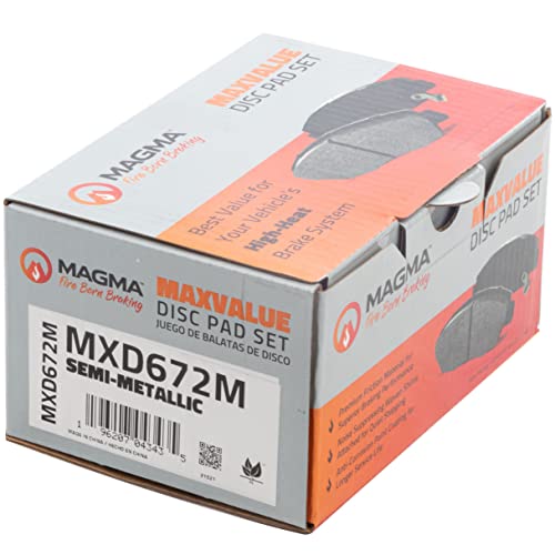 MAGMA MaxValue Semi-Metallic Brake Pads MXD672M