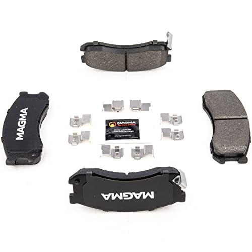 MAGMA Premium PMD428M Semi-Metallic Brake Pads, Front