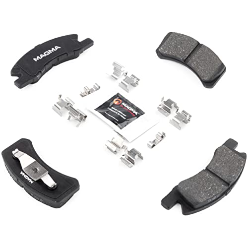 MAGMA Premium PMD1731M Semi-Metallic Brake Pads, Front